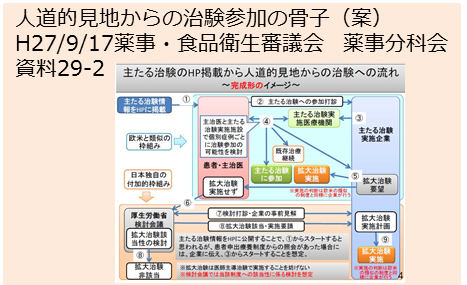 厚生労働省　人道的見地からの治験の骨子を大筋合意　年度内に開始予定